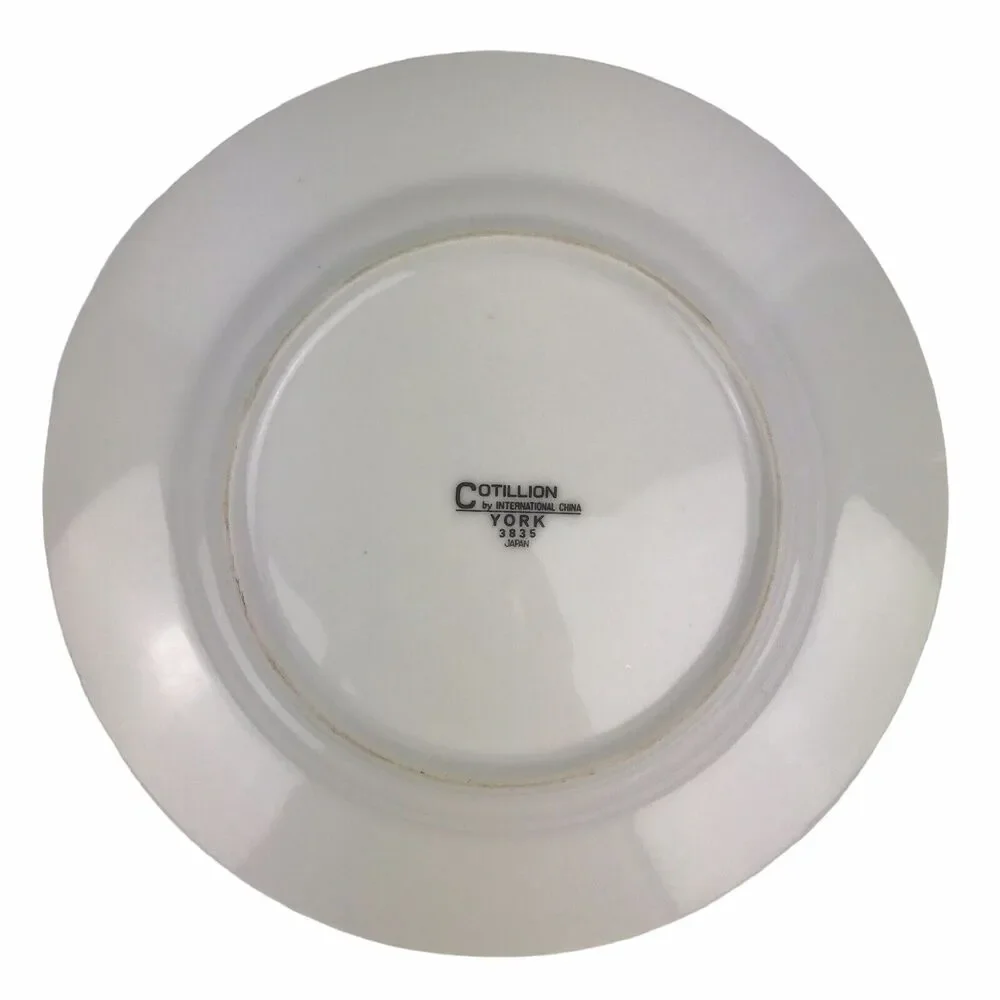 International China Cotillion York 3835 Set of 5 Salad Plates 7.5